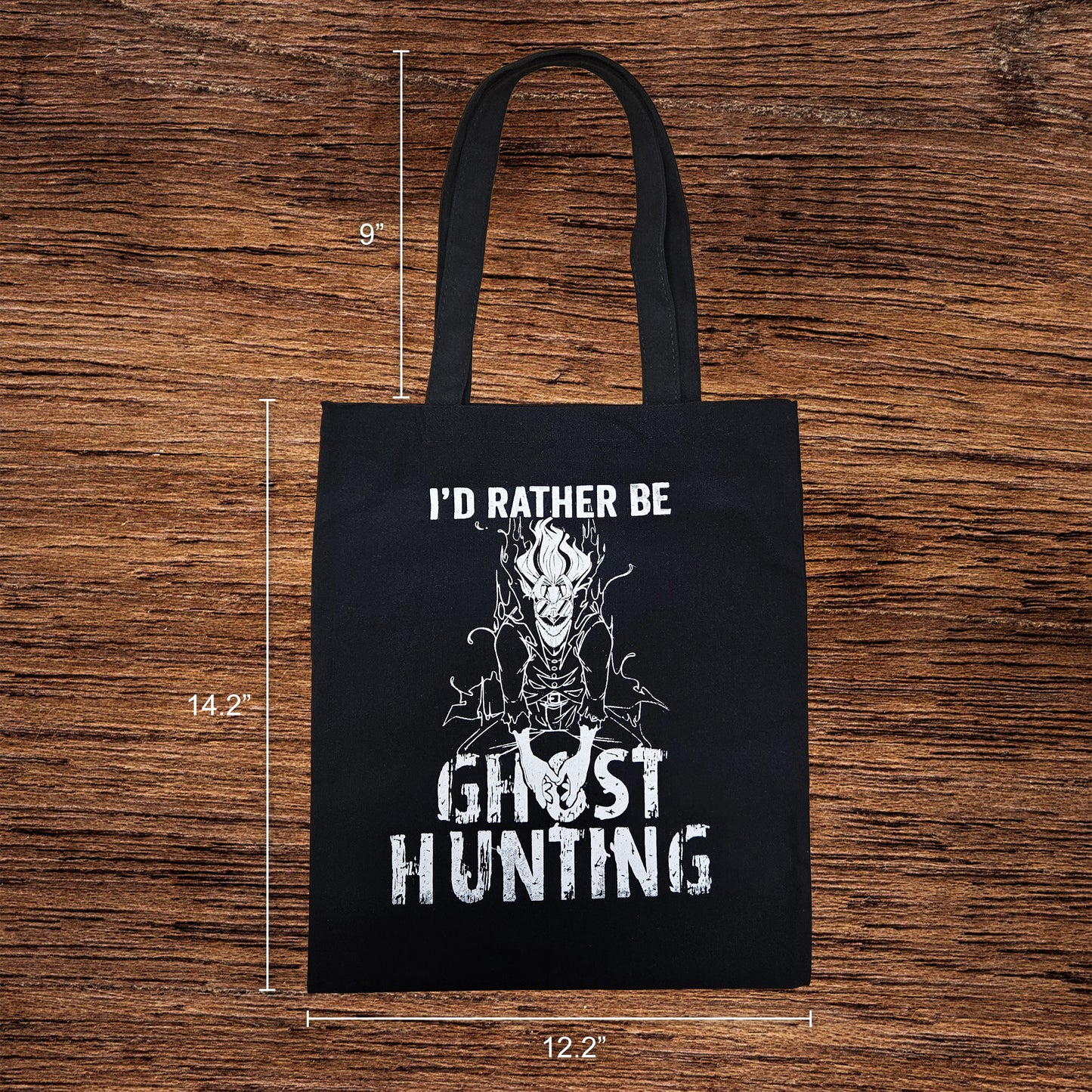 DanDaDan - Small Black Canvas Tote Bag