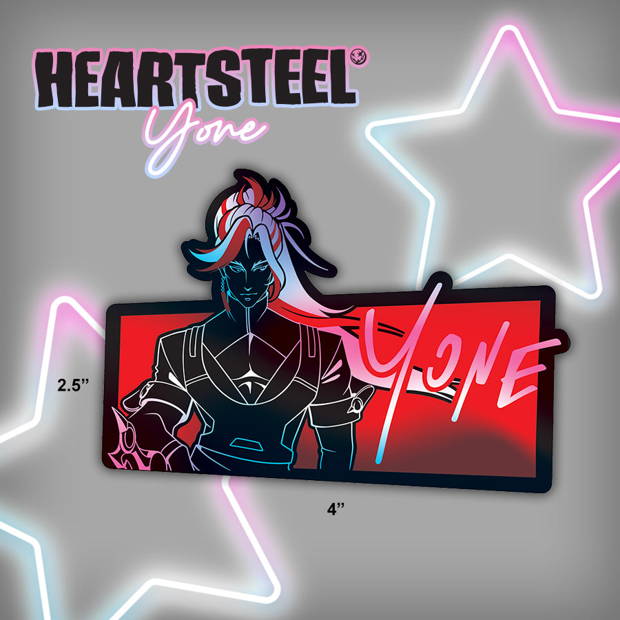 HEARTSTEEL Holographic Stickers