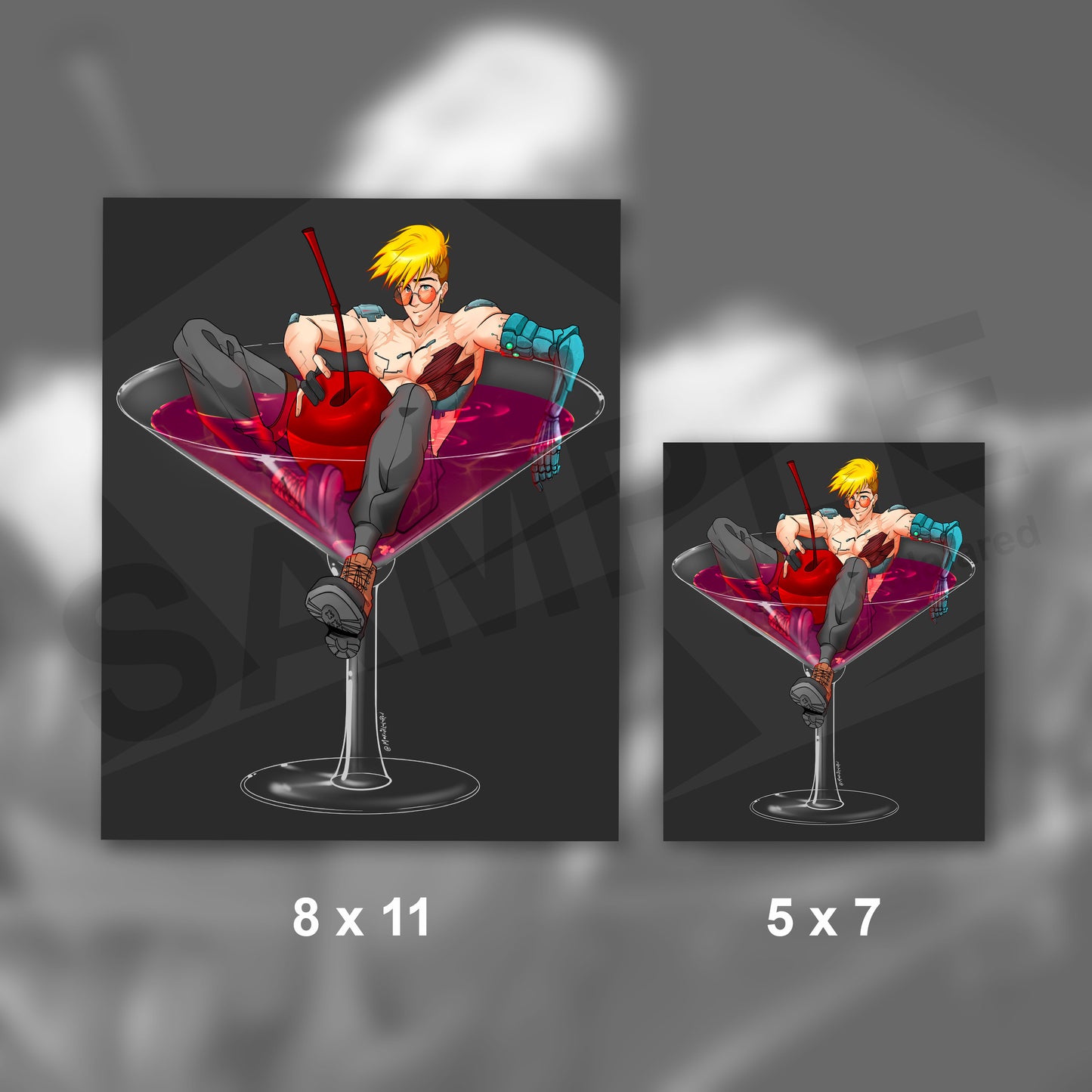 Trigun Stampede Pinup Drinks - The Vashtini