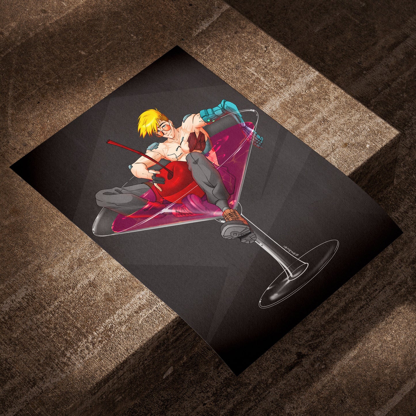 Trigun Stampede Pinup Drinks - The Vashtini