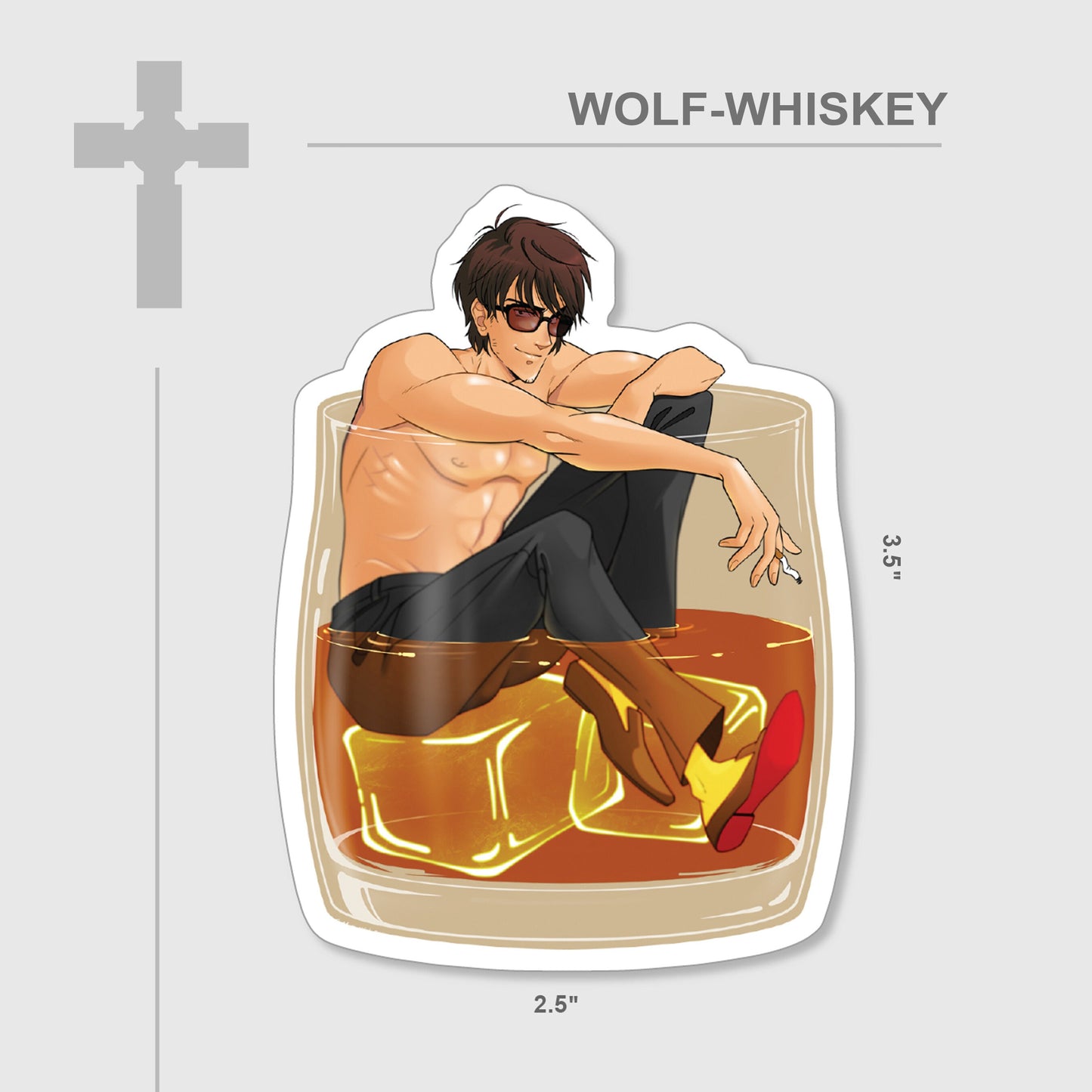Trigun Stampede Pinup Drinks - Stickers