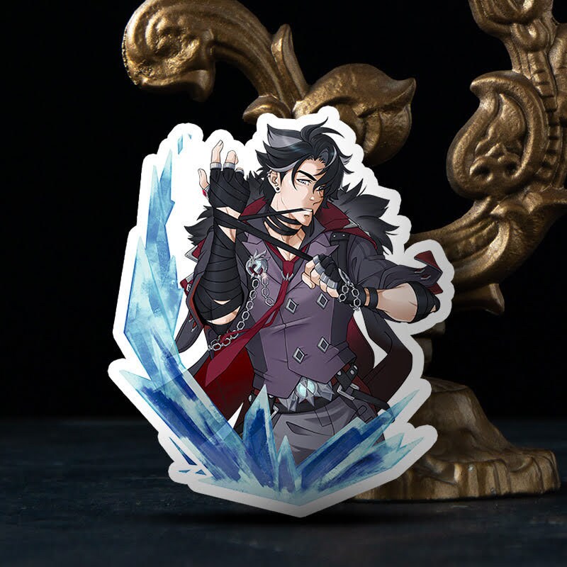 Wriothesley and Neuvillette Stickers