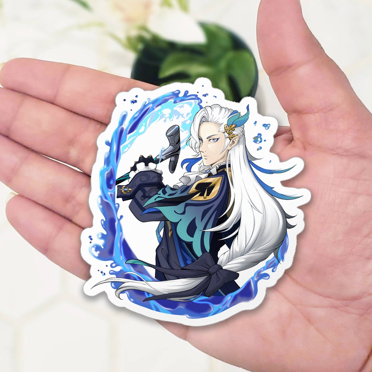 Wriothesley and Neuvillette Stickers