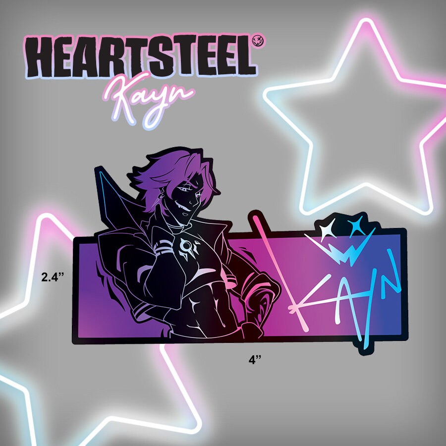 HEARTSTEEL Holographic Stickers