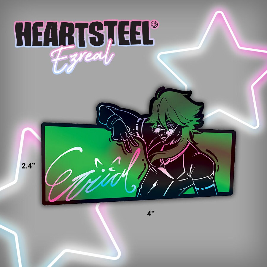 HEARTSTEEL Holographic Stickers