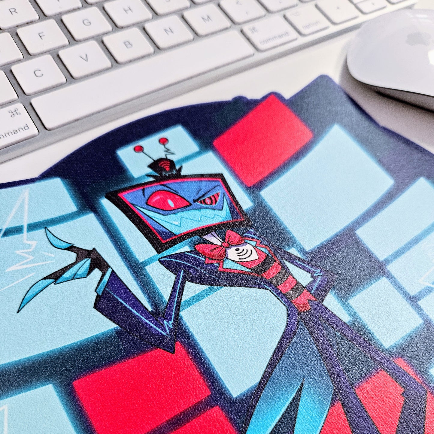 Hazbin Hotel - The V's Big Boss (Vox) - PVC Mouse Mat