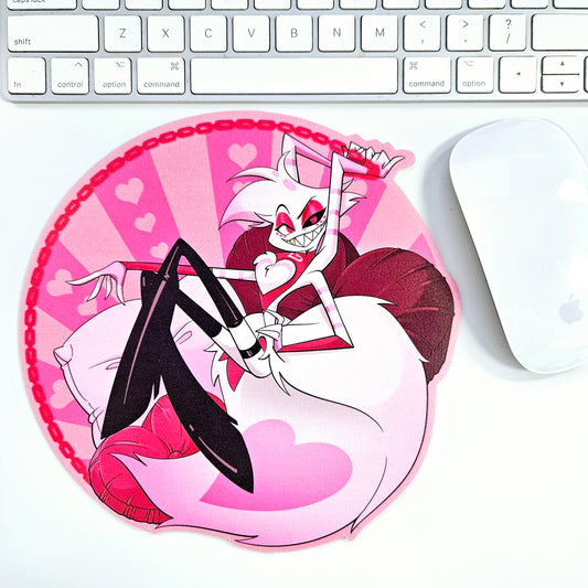 Hazbin Hotel - Hell's No.1 Pornstar (Angel Dust) - PVC Mouse Mat