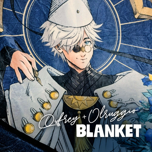 PRE-ORDER Qifrey & Olruggio Blanket - Witch Hat Atelier