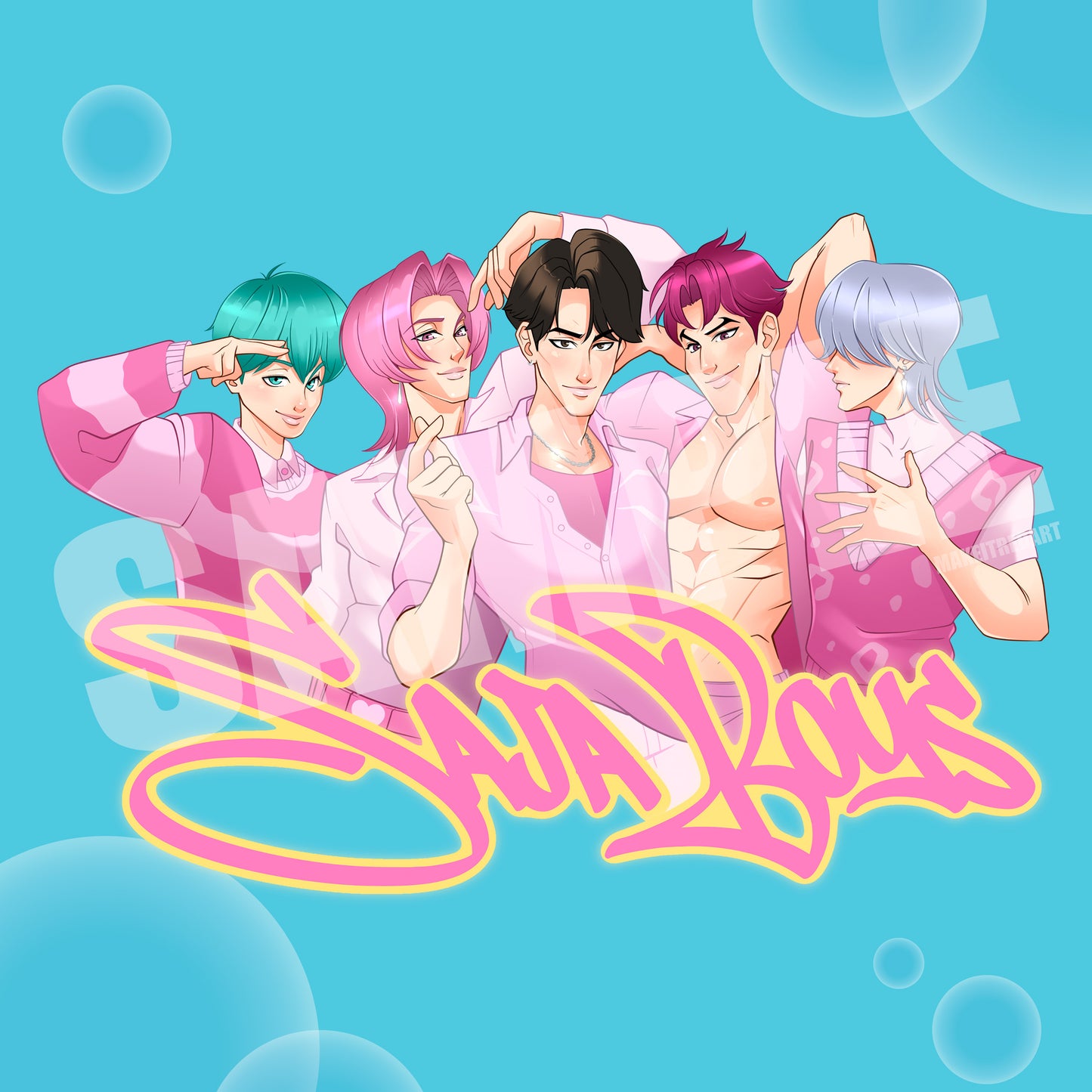 Saja Boys - K-Pop Demon Hunters Graphic T-Shirt Unisex
